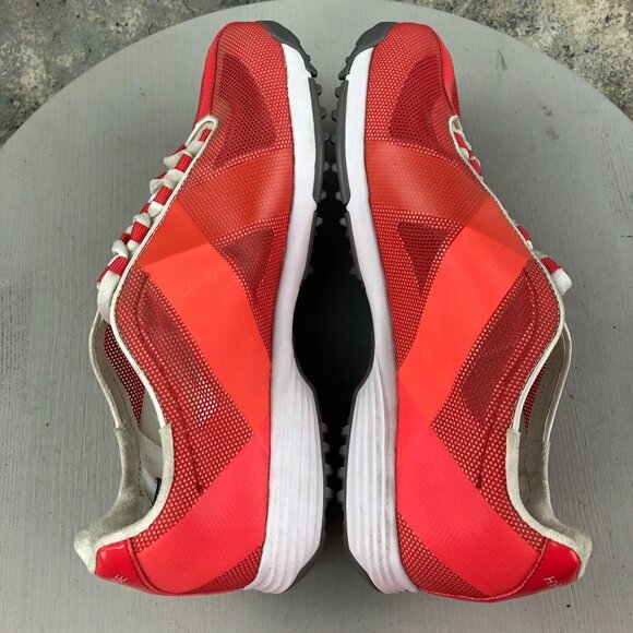 Nike Women's 8.5 Hyperfuse Lunar Summer Lite Red Orange Golf Shoes 483325-600 - Picture 8 of 14